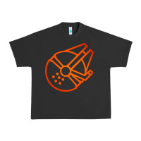 Pigment Black millennium falcon Urban Heavy Tee - artisFamous