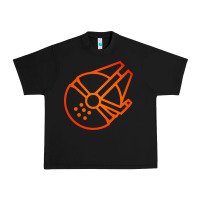 Black millennium falcon Urban Heavy Tee - artisFamous