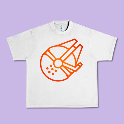 Millennium Falcon Urban Heavy Tee Designed By Artisfamous