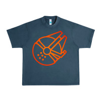 Midnight Navy millennium falcon Urban Heavy Tee - artisFamous
