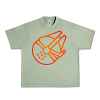 Oil Green millennium falcon Urban Heavy Tee - artisFamous