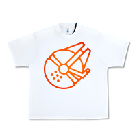 White millennium falcon Urban Heavy Tee - artisFamous