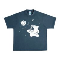 Midnight Navy kirby gamer geek snes Urban Heavy Tee - artisFamous