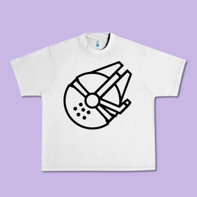 Millennium Falcon Urban Heavy Tee Designed By Artisfamous