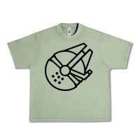 Oil Green millennium falcon Urban Heavy Tee - artisFamous