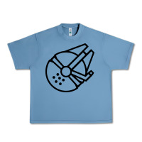 Pebble Blue millennium falcon Urban Heavy Tee - artisFamous