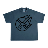 Midnight Navy millennium falcon Urban Heavy Tee - artisFamous
