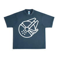 Midnight Navy millennium falcon Urban Heavy Tee - artisFamous