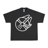 Pigment Black millennium falcon Urban Heavy Tee - artisFamous