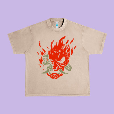 Punk Samurai Urban Heavy Tee Designed By Artisfamous