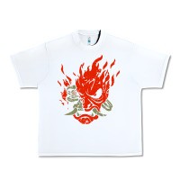 White punk samurai Urban Heavy Tee - artisFamous