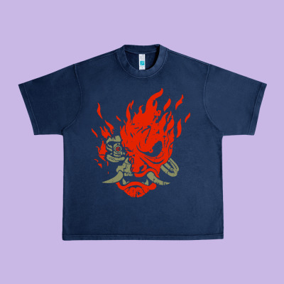 Punk Samurai Urban Heavy Tee Designed By Artisfamous