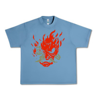 Pebble Blue punk samurai Urban Heavy Tee - artisFamous