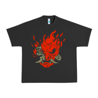 Pigment Black punk samurai Urban Heavy Tee - artisFamous