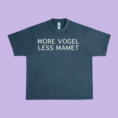 More Vogel Less Mamet Urban Heavy Tee Designed By Artisfamous