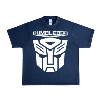 Navy bumblebee strong Urban Heavy Tee - artisFamous