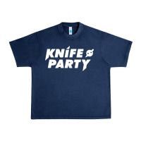 Navy knife party Urban Heavy Tee - artisFamous