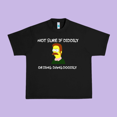 Ned Flanders Urban Heavy Tee Designed By Artisfamous