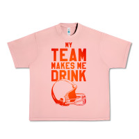 Salmon my team makes me drink Urban Heavy Tee - artisFamous