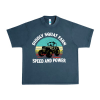 Midnight Navy diddly squat farm speed and power Urban Heavy Tee - artisFamous
