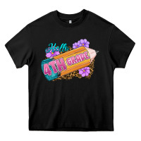 Black hello 4th grade Heavy Core Tee - RanaPortraitStore