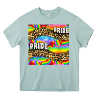 Arona Pride lgbtq leopard with love and rainbow seamless Heavy Core Tee - BundleAndBundleShop