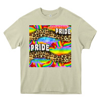 Mossy Pride lgbtq leopard with love and rainbow seamless Heavy Core Tee - BundleAndBundleShop