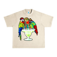 Sandshell parrots drinking margarita hawaiian Urban Heavy Tee - artisFamous