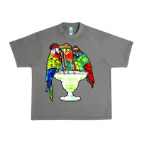 Tornado parrots drinking margarita hawaiian Urban Heavy Tee - artisFamous
