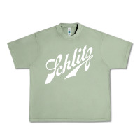 Oil Green schlitz Urban Heavy Tee - artisFamous