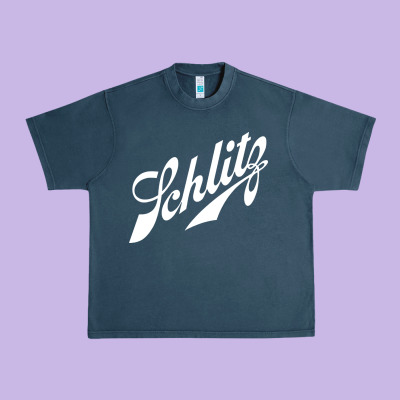 Schlitz Urban Heavy Tee Designed By Artisfamous