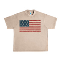 French Oak american flag Urban Heavy Tee - artisFamous