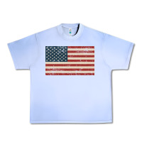 Grape Ice american flag Urban Heavy Tee - artisFamous