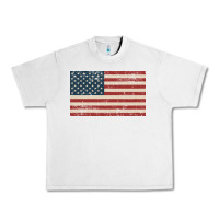 Lunar Rock american flag Urban Heavy Tee - artisFamous