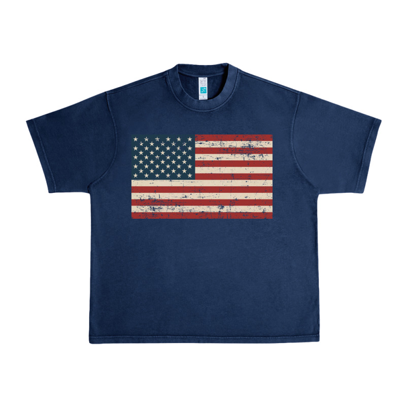 American Flag Urban Heavy Tee by artisFamous | Teevron
