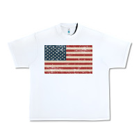 White american flag Urban Heavy Tee - artisFamous