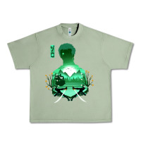 Oil Green Zoro Urban Heavy Tee - artisFamous