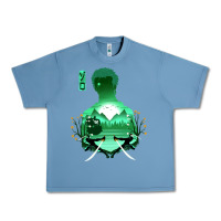Pebble Blue Zoro Urban Heavy Tee - artisFamous