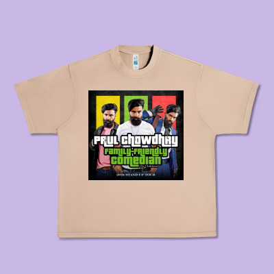 Friendly Comedian Paul Chowdhry Stand Up Urban Heavy Tee Designed By Artisfamous