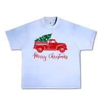 Grape Ice vintage red truck with christmas Urban Heavy Tee - artisFamous