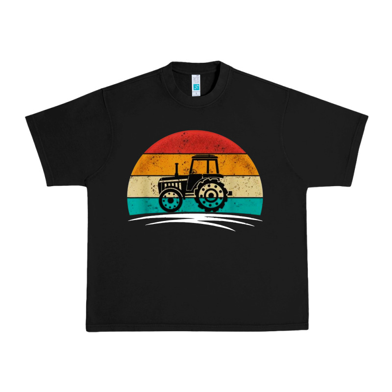 Vintage Tractor Urban Heavy Tee by artisFamous | Teevron