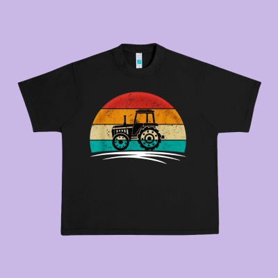 Vintage Tractor Urban Heavy Tee Designed By Artisfamous