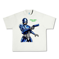 Pistachio 8bit robocop Urban Heavy Tee - artisFamous