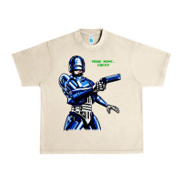 Sandshell 8bit robocop Urban Heavy Tee - artisFamous