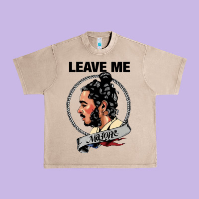Leave Me Malone Merch Urban Heavy Tee Designed By Artisfamous
