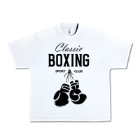 White boxing gym classic Urban Heavy Tee - artisFamous
