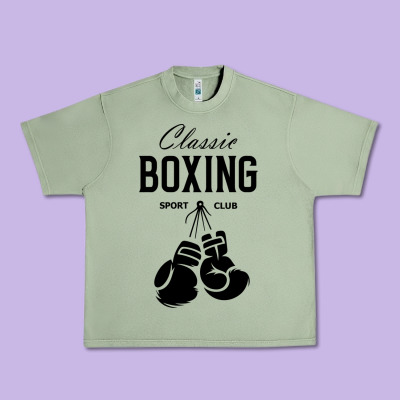 Boxing Gym Classic Urban Heavy Tee Designed By Artisfamous