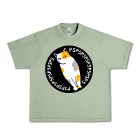Oil Green calico cat Urban Heavy Tee - artisFamous