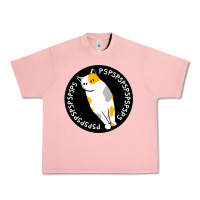 Salmon calico cat Urban Heavy Tee - artisFamous