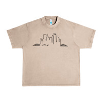French Oak pittsburgh skyline city Urban Heavy Tee - artisFamous